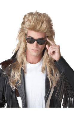 Light Blonde Long Mullet Wig