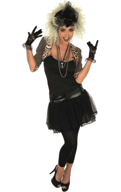 Adult Womens 80s Pop Star Costume