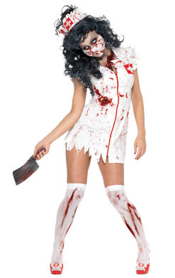 Smiffys Adult Zombie Nurse Costume