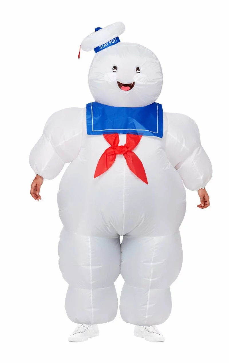 GENERIC Adult Ghostbusters Inflatable Stay Puft Costume 4 GENERIC Adult Ghostbusters Inflatable Stay Puft Costume - Image 2