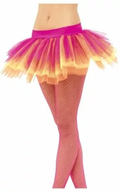 Smiffys Adult Neon Multicoloured TuTu