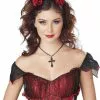 Adult Rose Enchantress Devil Horns -Simply Fancy Dress Shop adult rose enchantress devil horns 982278