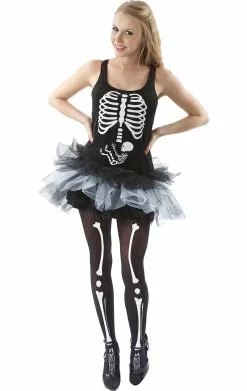 Adult Skeleton Baby Halloween Novelty Dress