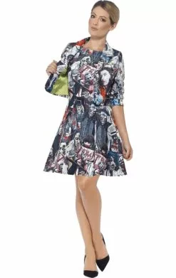 Smiffys Adult Womens Zombie Stand Out Suit
