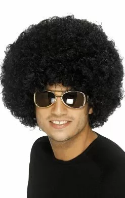 Smiffys Black Afro Wig