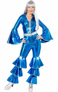 Smiffys Blue Dancing Queen Costume