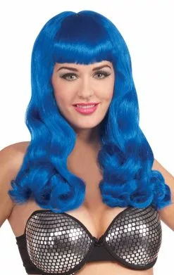 GENERIC California Girl Blue Wig
