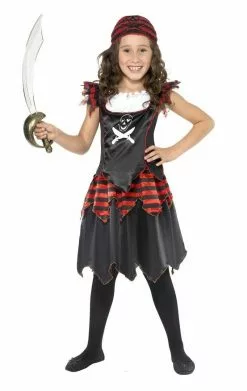 Smiffys Child Gothic Pirate Costume