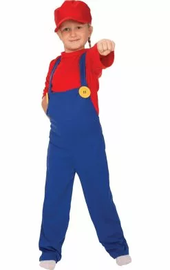 Child Super Plumber Costume