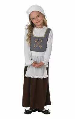 Kids Tudor Girl Costume
