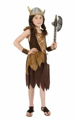 Smiffys Child Viking Girl Costume