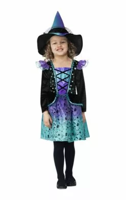 GENERIC Childrens Cosmic Witch Costume -Simply Fancy Dress Shop childrens cosmic witch costume 987376