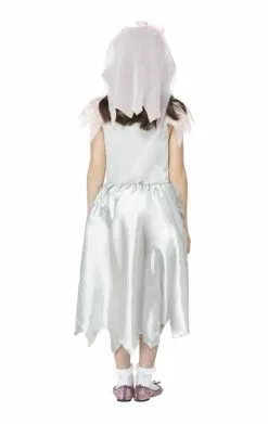 GENERIC Childrens Vintage Ghost Bride Costume 8 GENERIC Childrens Vintage Ghost Bride Costume -Simply Fancy Dress Shop childrens vintage ghost bride costume 931038
