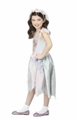 GENERIC Childrens Vintage Ghost Bride Costume 9 GENERIC Childrens Vintage Ghost Bride Costume -Simply Fancy Dress Shop childrens vintage ghost bride costume 988532