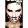 Chompers Big Mouth Temporary Tattoo -Simply Fancy Dress Shop chompers big mouth temporary tattoo 124777