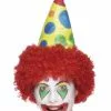 Smiffys Clown Hat With Wig 1 Smiffys Clown Hat With Wig -Simply Fancy Dress Shop clown hat with wig 250505