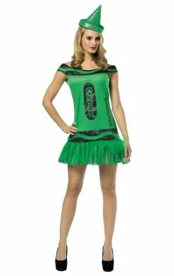 Crayola Emerald Glitter Dress
