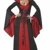 Deluxe Halloween Hooded Robe RED -Simply Fancy Dress Shop deluxe halloween hooded robe red 644447