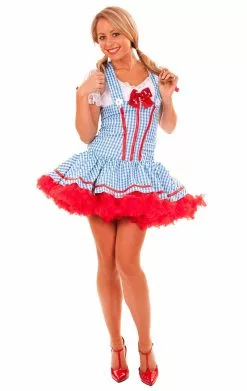 LEG AVENUE Womens Wizard Of Oz Diva Dorothy Costume