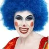 Economy Clown Wig In BLUE