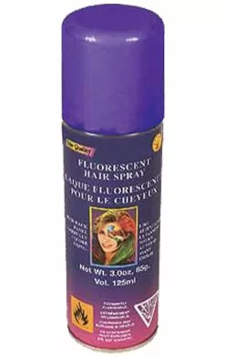Fluorescent Purple Hair Spray