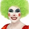 Green Clown Afro Wig