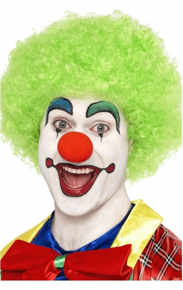 Green Clown Afro Wig 4 Green Clown Afro Wig - Image 2
