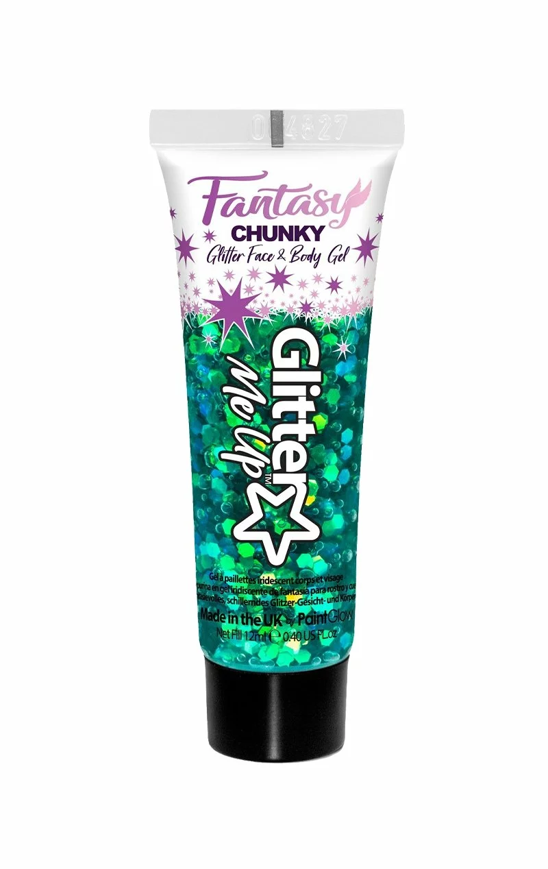Green Face And Body Glitter Gel 2 Green Face And Body Glitter Gel