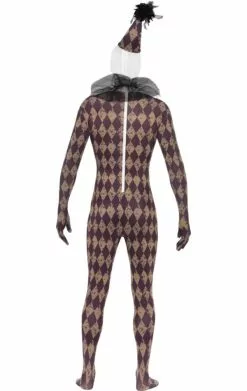 Smiffys Halloween Clown Second Skin Suit -Simply Fancy Dress Shop halloween clown second skin suit 973524