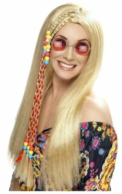 Smiffys Hippie Blonde Wig