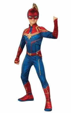 Kids Captain Marvel Hero Suit Costume