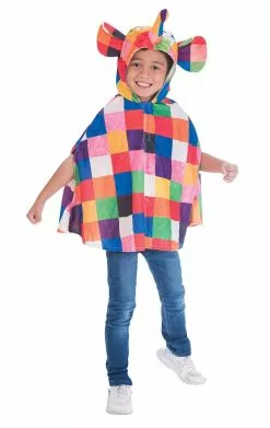 AMSCAN Kids Elmer The Elephant Cape Costume