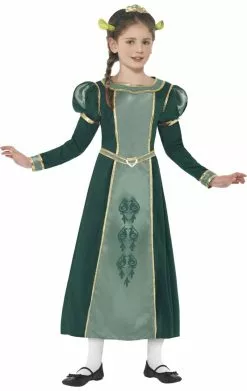 Smiffys Kids Shrek Princess Fiona Costume