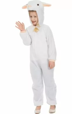 Kids Woolly Lamb Costume