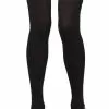 Smiffys Opaque Hold-Ups (Black) 1 Smiffys Opaque Hold-Ups (Black) -Simply Fancy Dress Shop opaque hold ups black 785576