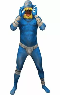 Orc Jaw Dropper Blue Morphsuit