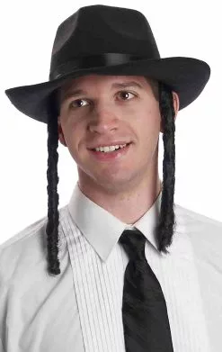 Forum Novelties Rabbi Hat With Payes