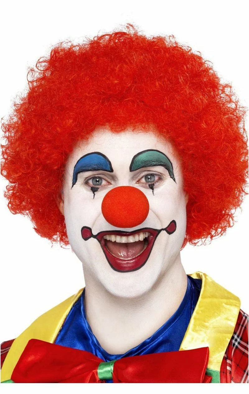 Red Afro Clown Wig 4 Red Afro Clown Wig - Image 2