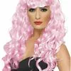Smiffys Siren Pink Wig