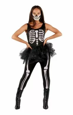 Skeleton Jumpsuit (Black)