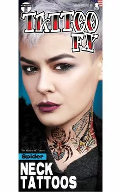 Spider Neck Tattoo FX