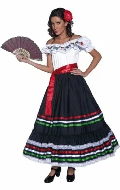 Smiffys Traditional Mexican Woman Costume