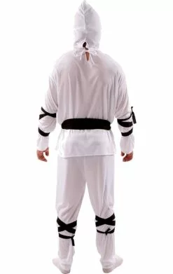 White Ninja Costume -Simply Fancy Dress Shop white ninja costume 454496