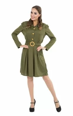 WW2 Womens 1940s Military Dress