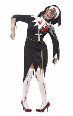 Smiffys Zombie Nun Costume